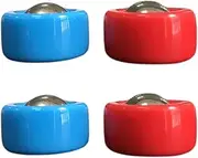 Vaveren 8X Mini Shuffleboard Pucks Tabletop Game Pucks Replacement Shuffleboard Table Accessories Diameter 19 mm Shuffleboard Rollers
