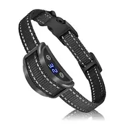 Dog stop barking collar adjustable three modes sound vibration electric shock adjustable sensitivity IP65 waterproof suitable for large medium and small dogs
