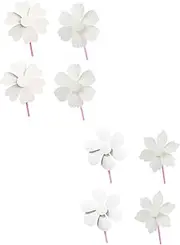 JUMPLAWN 8pcs Hand-Painted Windmill Windmills Turbine Pinwheels Kits Squishy Windsock Disco Motor Out Door Decor Lovely Pinwheels Cute Animal Windspinner Decor