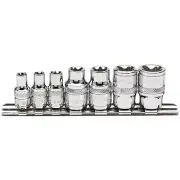 Draper Expert Inverted Torx Star Socket Set 1/4" and 3/8"D 7 Piece 34412