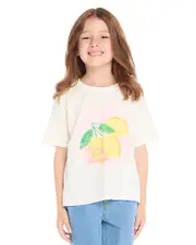 Chaser Girls' Lemonade Amore Graphic Short Sleeved Tee - Little Kid, Big Kid 4