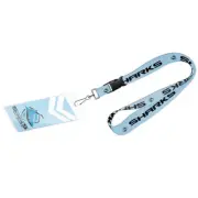 Cronulla Sharks NRL Lanyard Card Pocket Storage Poly Swivel Chain Christmas