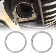 For 1984-later Harley Davidson Road King Dyna Softail M8 Exhaust Port Gaskets