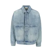 [FEAR OF GOD] FEAR OF GOD Denim Trucker jacket Man S S Blue