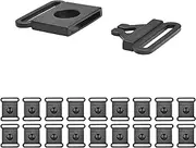 100pcs Pack 3/8" 5/8" 3/4" 1" Webbing Black Plastic Safty Breakaway Bra Buckle Cat Dog Collar Harness Strap Parts Accessories