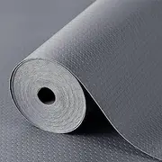 MOTYYA Shelf Liner Kitchen Drawer Mats, Non Adhesive EVA Material Refrigerator Liners with Waterproof Durable Fridge Table Place Mats for Cupboard, Cabinet, Drawer Liner (Grey 40cm x 300cm)