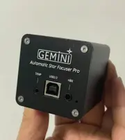 Gemini Focuser Electric Focuser – with manual control and temperature probe