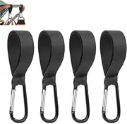 4Pcs Stroller Hooks Pram Hooks Buggy Clips, Stroller Clips Mommy Bag Hooks Clips for Hanging Baby Diaper Bags Change Bag, Multipurpose Hooks for Backpack, Shopping Bags, Purse