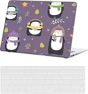 Laptop Cover Case Compatible with New MacBook Pro 16 inch Model A2485 A2780 A2991 M1 M2 M3 Released in 2021 2023 with Touch ID, Protective Hard Shell Case & Keyboard Cover, Penguin