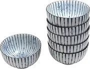 New (Amazon.co.jp Exclusive) (Commercial Use) Set of 6 Fukumi Tususa Series Selected by Professional Tableware