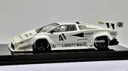 1/18 VIP Liberty Walk LB Works Countach Pearl White/ Autoart Lamborghini BBR