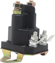 12VDC 117-1197 Starter Solenoid 4-Terminal Starter Relay Solenoid Replacement for Toro Exmark Timecutter Ss5000 Z4200 Ss4225 Ss4235 Zero Turn Lawn Mower Pure Copper S with Stability Flame