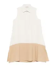 Color-block Mini Dress 44,42 White