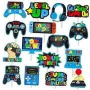 Video Game Cupcake Toppers 36pcs Game Party Cupcake Picks Game On Controllers
