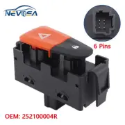 Warning Hazard Light Switch fit for Renault Megane MK 252100004R