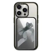 PowerThru Power Bank Mirror Power Bank MagSafe Compatible Black Organza Ribbon