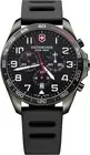 Victorinox FIELDFORCE SPORT CHRONO Black dial Black rubber strap 241889 New FS