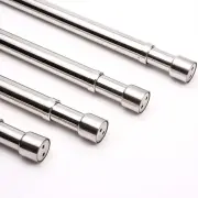 Stainless Steel Wardrobe Telescopic Rod Closet Clothes Hanger Curtain Extender
