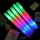 in the Dark Cheer Tube Glow Sticks RGB LED Colorful Flashing LED Foam Stick