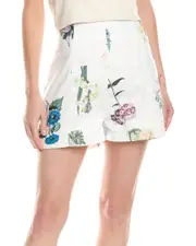 HL Affair Linen-Blend Skirt