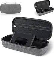 Gdraco PS Portal Hard Case for PlayStation Portal Waterproof EVA Travel Carrying Case for PS5 Streaming Handheld Hard Shell Carry Case for PlayStation Portal Remote Player PS5 (Grey)