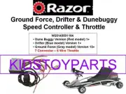 Razor Gray Grey Ground Force V13+ Go Cart Controller Throttle Kit (7 Conn)