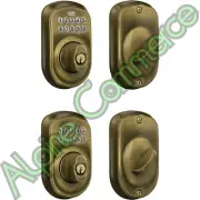 *2-Packs* SCHLAGE Keypad Keyless Deadbolt Plymouth Antique Brass BE365VPLY609