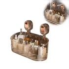 Easy-install Suction Basket Travel-friendly Storage Container for Organizing