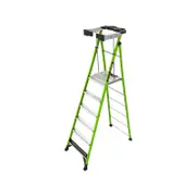 Little Giant Fortress F/Glass 6 Step 150kg with Enclosing Gate and Tool Tray