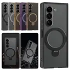 Mag Safe Ring Kickstand Shockproof Phone Case For Samsung Galaxy Z Fold 6 5 4