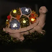 Solar Garden Lights Tortoise Solar Lamp Meat Garden Decoration Resin Decoration