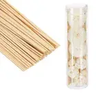 20CM/8Inch Reed Diffuser Stick, 50 Pack Refill Sticks with PET Bottle, Wood