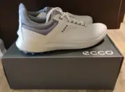 ⭐NEW⭐ Ecco Men's Golf Core Golf Shoes Size 11-11.5 White/Shadow/Silver Grey