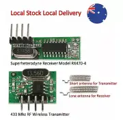 RF Module 433Mhz Superheterodyne Receiver and Transmitter Kit for Arduino Uno