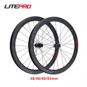 Litepro JKLapin 公路自行車全碳纖維 700C 50 刀輪組碟剎 38mm 48mm 車輪 60mm 85