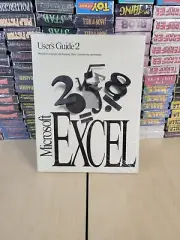 1994 Microsoft Excel User's Guide for Windows Factory New
