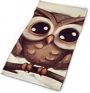 [YKLBV] Neck Gaiter Face Cover Scarf Cute Owl Warmer Windproof Face Cover for Men And Women,Soft Windproof, Hiking Cycling Running