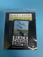 Black Canyon of the Gunnison National Monument Souvenir Screen Print Patch Badge
