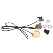 Pre-wired Piezo Guitar Pickup w/ Volume Control Knob