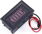 SWOOMEY LED Digital Battery Indicator Gauge for Lithium Batteries Power Status Display Easy to Install Panel Stand Alone Use