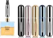 Aussienest Pack of 5 Travel Perfume Refillable Bottle, Perfume Atomiser Refil...