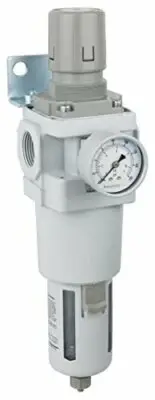 PneumaticPlus Compressed Air Particulate Filter Regulator 1" NPT SAW600-N10BG