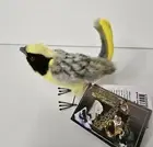 Hansa Helmeted Honeyeater Bird Realistic Cuddly Cute Soft Animal Plush Toy 10cm