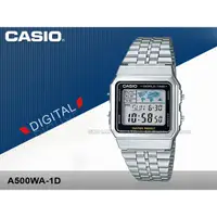 在飛比找蝦皮購物優惠-CASIO 手錶_A500WA-1D 防水_LED照明_復古