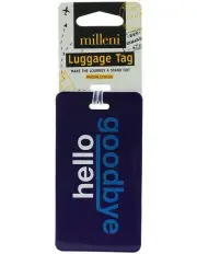 [Milleni] Travel Hello Luggage Tag in Navy