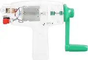 Hand Crank DC Generator, Portable Manual Driven Generator Education Science Kit Handheld Cranks Generators Miniatures Experimental Power Mechanical Emergency Power for School Physics Teaching