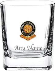 Personalised Wolverhampton Wanderers Football Club Mixer Glass