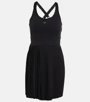 [Goldbergh] Goldbergh Cheer pleated minidress UK 16 black