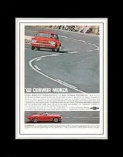 1962 Chevy Corvair Monza - Matted for 11x14 Frame