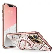 For Iphone 13 Pro 6.1 Inch Cosmo Snap Case With Rotatable Ring Holder & Kickstand